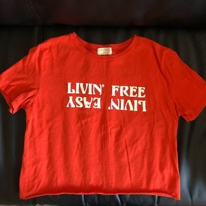 Urban nation livin free shirt